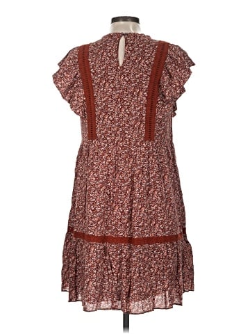 Madewell Flutter-Sleeve Mini Dress in Cottage Garden (view 2)