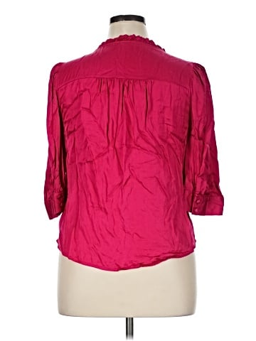 Another Love 3/4 Sleeve Button-Down Shirt (view 2)