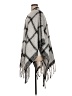 Top It Off 100% Polyester Gray Poncho One size - photo 5