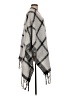Top It Off 100% Polyester Gray Poncho One size - photo 4