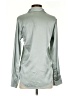 H&M Metallic Silver Long Sleeve Blouse Size XS - photo 2