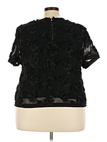 City Chic Short Sleeve Blouse (view 2)