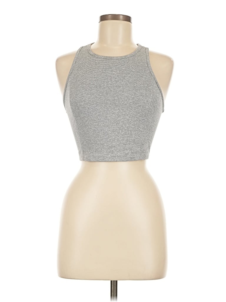 Pre-owned Joylab Tank Top Silver Halter Neckline Tops