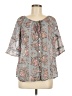 Knox Rose 100% Polyester Gray 3/4 Sleeve Blouse Size M - photo 1