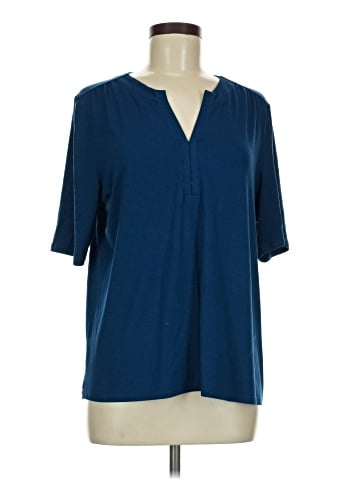 J.Jill Short Sleeve Henley (view 1)