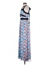 Kenar 100% Polyester Graphic Blue Casual Dress Size S - photo 5