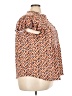 Cocomo Animal Print Orange Short Sleeve Blouse Size 3X - photo 4