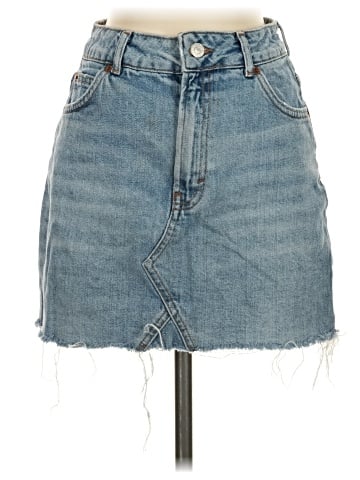 Topshop Denim Skirt (view 1)