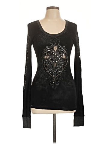 Miss Me Long Sleeve Top (view 1)
