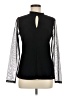 DKNY Black Long Sleeve Blouse Size M - photo 1