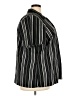 Maggie Barnes Stripes Black Short Sleeve Blouse Size 3X - photo 4