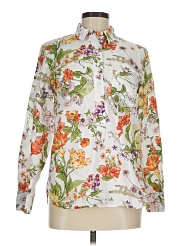 J.Crew Collection Long Sleeve Blouse (view 1)