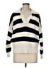 Madewell Stripes Ivory Pullover Sweater Size M - photo 1