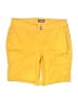 Torrid Solid Yellow Shorts Size 1X Plus (1) - photo 1