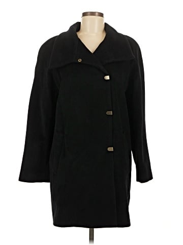 Dana Buchman Wool Coat (view 1)