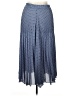 Max Studio 100% Polyester Chevron-herringbone Blue Casual Skirt Size XL - photo 1