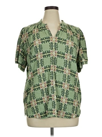 Ann Taylor LOFT Short Sleeve Blouse (view 1)