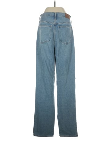 Madewell Baggy Straight Jeans in Earlhurst Wash: Ripped Edition (view 2)