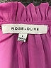 Rose + Olive 100% Polyester Purple 3/4 Sleeve Blouse Size L - photo 7