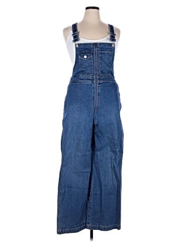 Madewell High-Rise Loose Flare Overalls (view 1)
