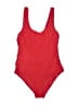 H&M Solid Red One Piece Swimsuit Size S - photo 1