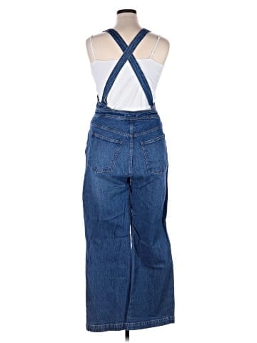 Madewell High-Rise Loose Flare Overalls (view 2)