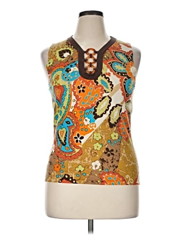 August Silk Sleeveless Blouse (view 1)