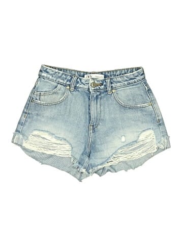 Zara Denim Shorts (view 1)