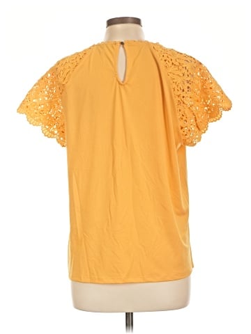 Cable & Gauge Short Sleeve Blouse (view 2)