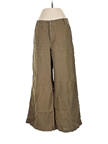 Madewell The Zoe Relaxed Wide Pant in 100% Linen (view 1)