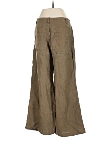 Madewell The Zoe Relaxed Wide Pant in 100% Linen (view 2)