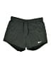 Nike 100% Polyester Gray Athletic Shorts Size L - photo 1
