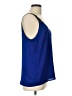 Express 100% Polyester Blue Sleeveless Blouse Size L - photo 4