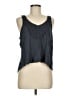 Mudd 100% Cotton Gray Sleeveless Blouse Size M - photo 1