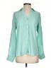 Express 100% Polyester Teal Long Sleeve Blouse Size S - photo 1