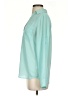 Express 100% Polyester Teal Long Sleeve Blouse Size S - photo 5