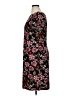 Perceptions Floral Black Casual Dress Size 14 - photo 5