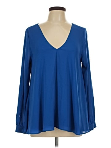 Karen Kane Long Sleeve Blouse (view 1)