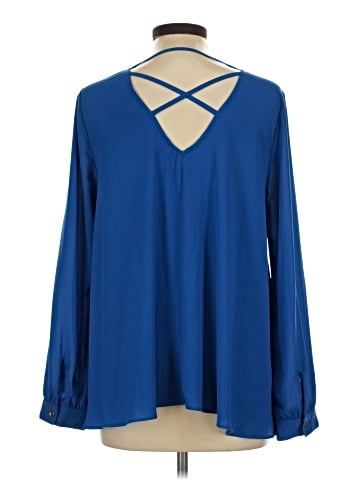Karen Kane Long Sleeve Blouse (view 2)