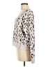 Michael Stars Animal Print Silver Pullover Sweater Size Med (1) - photo 5