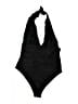 Unbranded Solid Black One Piece Swimsuit Size XL - photo 1