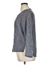 Zara Basic Stripes Gray Long Sleeve Blouse Size XL - photo 5