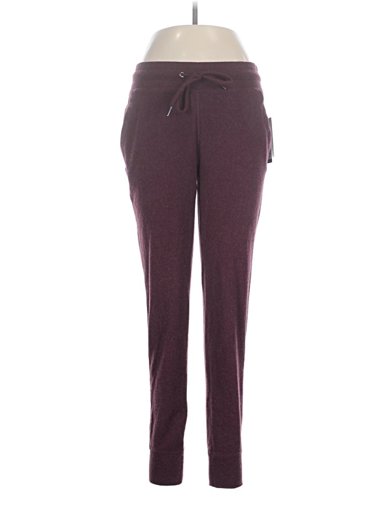 Pre-owned Gaiam Casual Pants In Burgundy