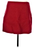Madewell Solid Red Wool Skirt Size 24 waist - photo 1