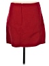 Madewell Solid Red Wool Skirt Size 24 waist - photo 2