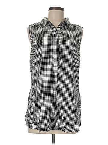 Calvin Klein Sleeveless Button-Down Shirt (view 1)