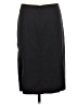 Theory Solid Black Wool Skirt Size 6 - photo 2
