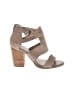 Hinge 100% Leather Gray Sandals Size 7 1/2 - photo 1