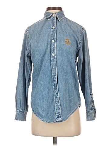 Lauren by Ralph Lauren Long Sleeve Button-Down Shirt (view 1)