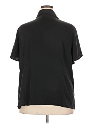 Essentials Short Sleeve Blouse (view 2)